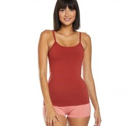 Hard Tail Long Yoga Sport Bra Tank Brick CLOTHING