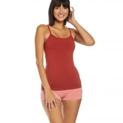 Hard Tail Long Yoga Sport Bra Tank Brick CLOTHING