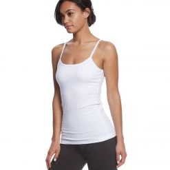 Hard Tail Long Yoga Sport Bra Tank White