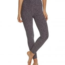 Beyond Yoga Spacedye High Waisted Caught In The Midi 7/8 Yoga Leggings Black/Pink Opal Women