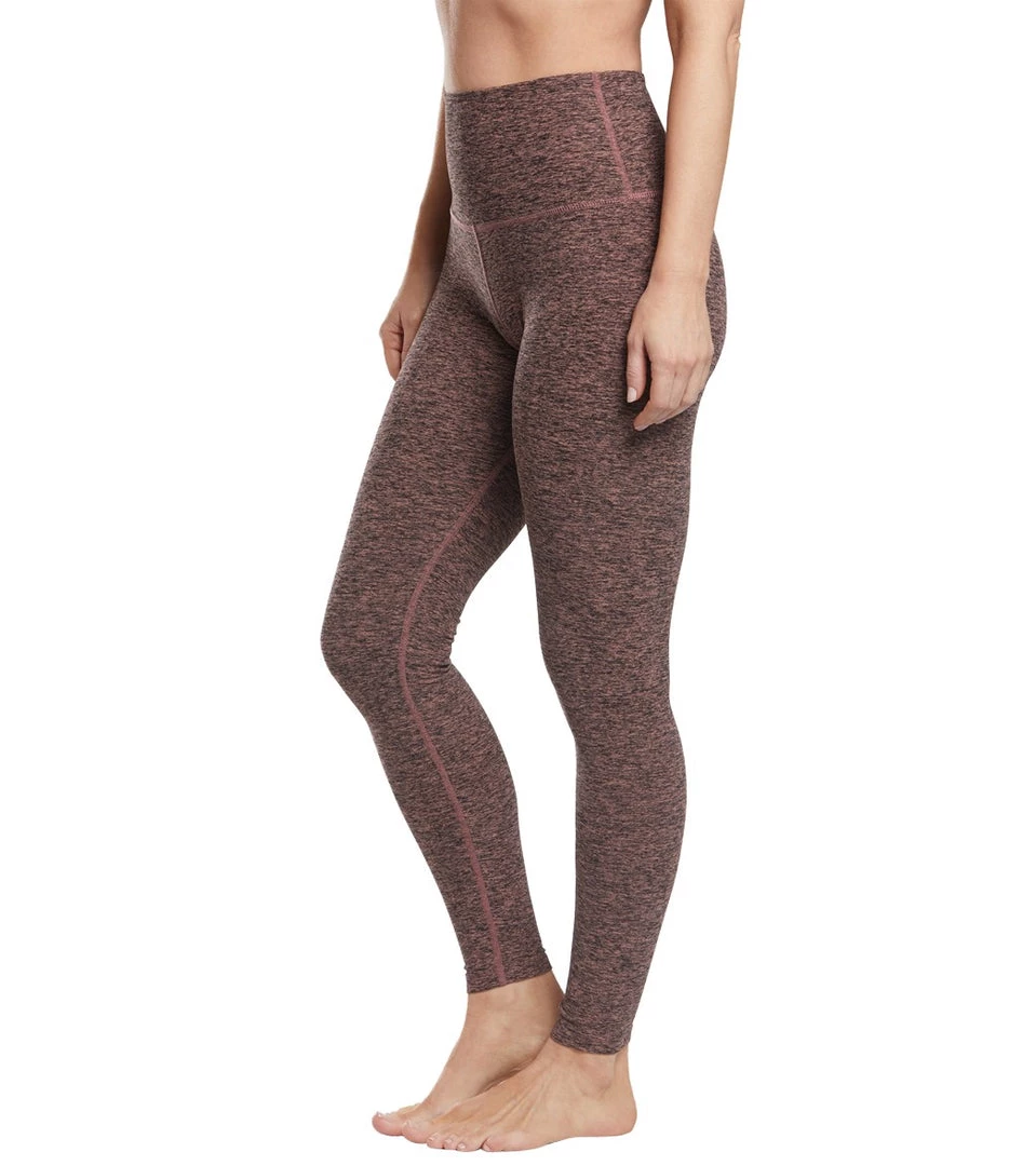 Beyond Yoga Spacedye High Waisted Caught In The Midi 7/8 Yoga Leggings Black/Pink Lei Women 14 Beyond Yoga Spacedye High Waisted Caught In The Midi 7/8 Yoga Leggings Black/Pink Lei Women
