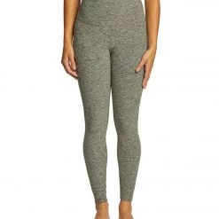 Beyond Yoga Spacedye High Waisted Caught In The Midi 7/8 Yoga Leggings Jungle Palm Rainwash Women