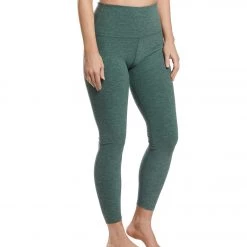 Beyond Yoga Spacedye High Waisted Caught In The Midi 7/8 Yoga Leggings Aloha Green/Dark Tropic Women