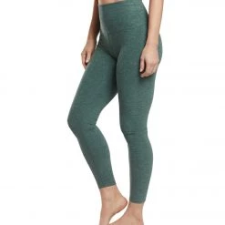 Beyond Yoga Spacedye High Waisted Caught In The Midi 7/8 Yoga Leggings Aloha Green/Dark Tropic Women