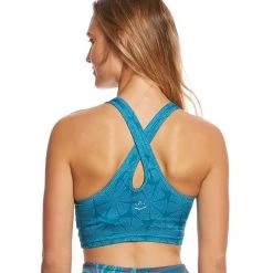Beyond Yoga Jungalow Studio Yoga Bralette Lux Print