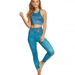 Beyond Yoga Jungalow Studio Yoga Bralette Lux Print