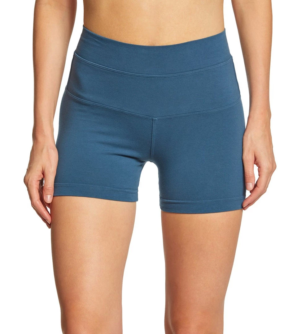 Hard Tail High Rise Yoga Booty Shorts River 3 Hard Tail High Rise Yoga Booty Shorts River