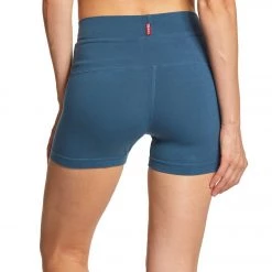 Hard Tail High Rise Yoga Booty Shorts River 10 Hard Tail High Rise Yoga Booty Shorts River