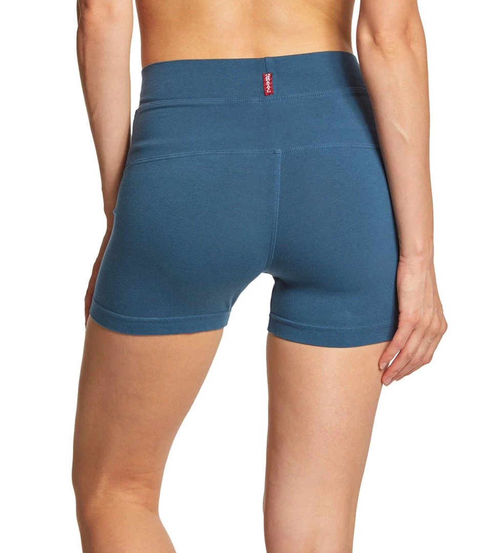 Hard Tail High Rise Yoga Booty Shorts River 5 Hard Tail High Rise Yoga Booty Shorts River