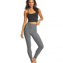 Beyond Yoga Spacedye High Waisted Caught In The Midi 7/8 Yoga Leggings Black/White Women
