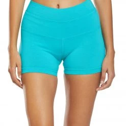Hard Tail High Rise Yoga Booty Shorts Waterlily CLOTHING