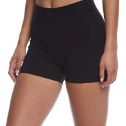 Hard Tail High Rise Yoga Booty Shorts Black CLOTHING