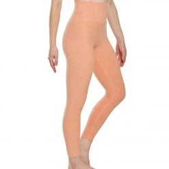 Beyond Yoga Spacedye High Waisted Caught In The Midi 7/8 Yoga Leggings Coral Dust Melon Women