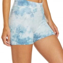 Hard Tail High Rise Yoga Booty Shorts Moonstone Ombre Lava