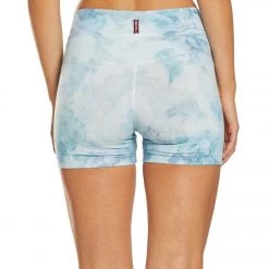 Hard Tail High Rise Yoga Booty Shorts Moonstone Ombre Lava