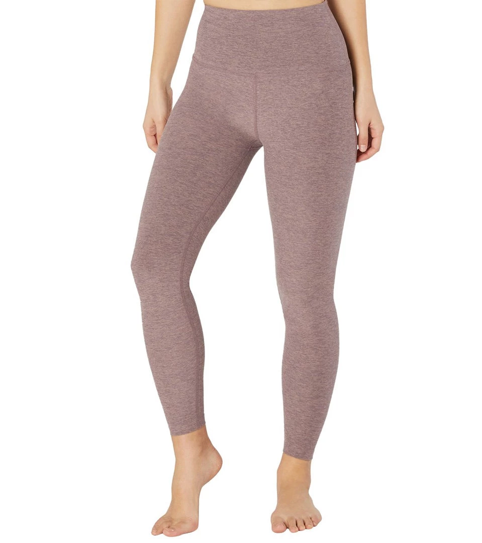 Beyond Yoga Spacedye High Waisted Caught In The Midi 7/8 Yoga Leggings Dusty Mauve/Lilac Luster 3 Beyond Yoga Spacedye High Waisted Caught In The Midi 7/8 Yoga Leggings Dusty Mauve/Lilac Luster