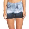 Hard Tail High Rise Yoga Booty Shorts Navy/White Rainbow Horizon CLOTHING