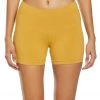 Hard Tail High Rise Yoga Booty Shorts Honeygold CLOTHING