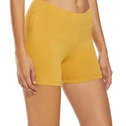 Hard Tail High Rise Yoga Booty Shorts Honeygold CLOTHING