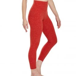 Beyond Yoga Spacedye High Waisted Caught In The Midi 7/8 Yoga Leggings Scarlet Sun Sienna