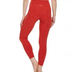 Beyond Yoga Spacedye High Waisted Caught In The Midi 7/8 Yoga Leggings Scarlet Sun Sienna