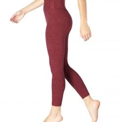 Beyond Yoga Spacedye High Waisted Caught In The Midi 7/8 Yoga Leggings Team Burgundy/Bold Burgundy Women 17 Beyond Yoga Spacedye High Waisted Caught In The Midi 7/8 Yoga Leggings Team Burgundy/Bold Burgundy Women