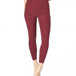 Beyond Yoga Spacedye High Waisted Caught In The Midi 7/8 Yoga Leggings Team Burgundy/Bold Burgundy Women 19 Beyond Yoga Spacedye High Waisted Caught In The Midi 7/8 Yoga Leggings Team Burgundy/Bold Burgundy Women