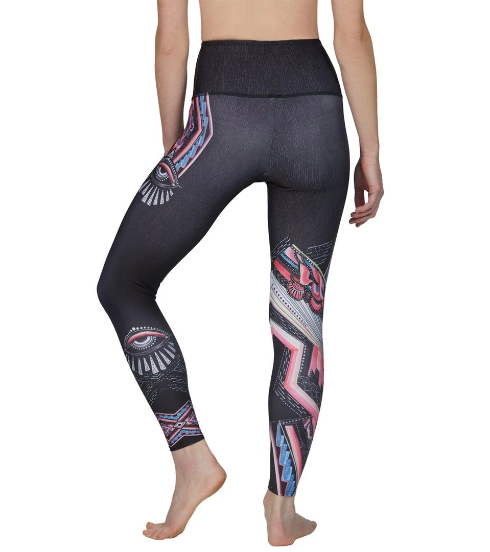 Onzie Graphic High Waisted 7/8 Yoga Leggings Third Eye CLOTHING 5 Onzie Graphic High Waisted 7/8 Yoga Leggings Third Eye CLOTHING