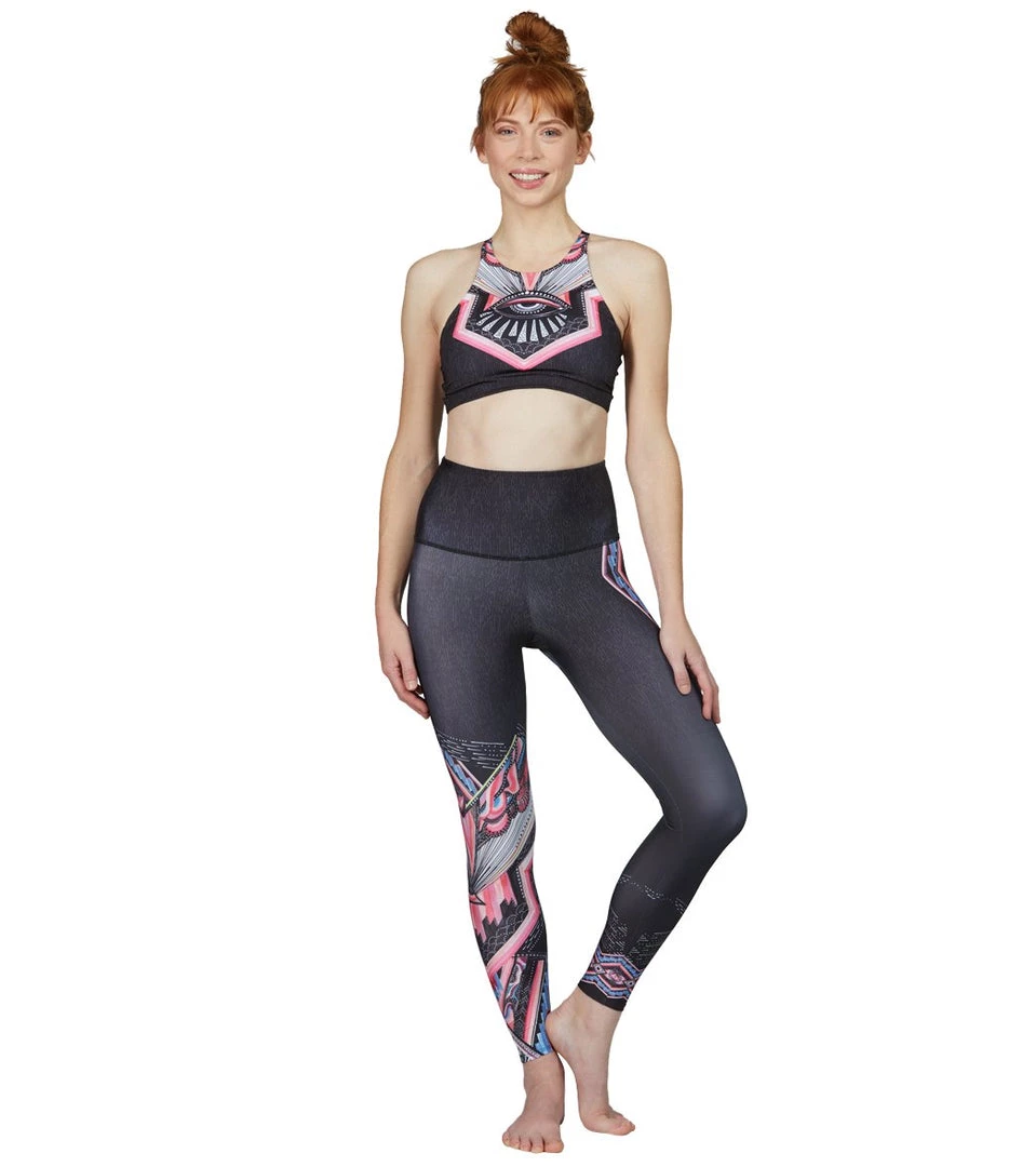 Onzie Graphic High Waisted 7/8 Yoga Leggings Third Eye CLOTHING 6 Onzie Graphic High Waisted 7/8 Yoga Leggings Third Eye CLOTHING
