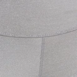 Beyond Yoga Full Disclosure Yoga Sports Bra Gray Pintuck CLOTHING