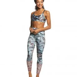 CLOTHING Onzie Graphic High Waisted 7/8 Yoga Leggings Mother Nature