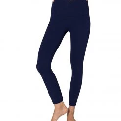 Beyond Yoga Supplex Caught In The Midi High Waisted Leggings Nocturnal Navy CLOTHING