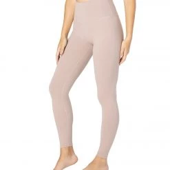 Beyond Yoga Supplex Caught In The Midi High Waisted Leggings Desert Suede CLOTHING