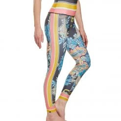 Onzie Graphic High Waisted 7/8 Yoga Leggings South Beach