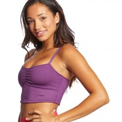 Mika Yoga Wear Ayla Yoga Crop Top Indigo