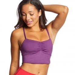 Mika Yoga Wear Ayla Yoga Crop Top Indigo