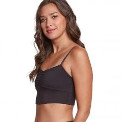 Mika Yoga Wear Ayla Yoga Crop Top Black CLOTHING