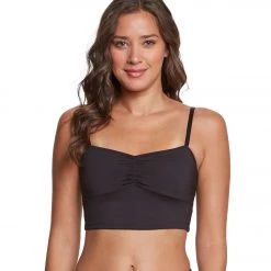 Mika Yoga Wear Ayla Yoga Crop Top Black CLOTHING