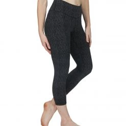 PrAna Pillar Yoga Capris Charcoal Heather Bodhi CLOTHING