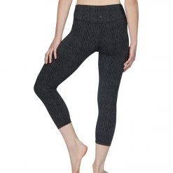 PrAna Pillar Yoga Capris Charcoal Heather Bodhi CLOTHING
