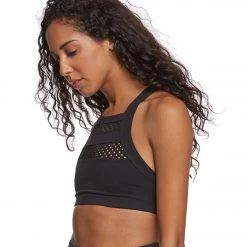 Beyond Yoga Make A Slash Yoga Sports Bra Jet Black
