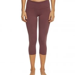 PrAna Pillar Yoga Capris Thistle CLOTHING