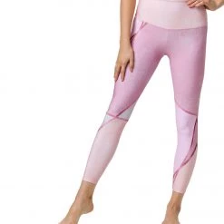 CLOTHING Onzie Graphic High Waisted 7/8 Yoga Leggings Rose Gold