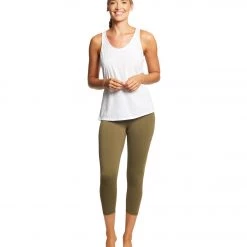 PrAna Pillar Yoga Capris Cargo Green CLOTHING