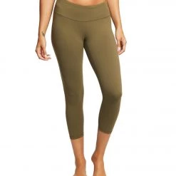 PrAna Pillar Yoga Capris Cargo Green CLOTHING