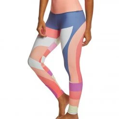 Onzie Graphic High Waisted 7/8 Yoga Leggings Curvy Geo