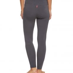 Hard Tail Flat Waist Laser Ankle Yoga Leggings Onyx CLOTHING