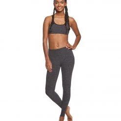 CLOTHING Beyond Yoga Strappy Hour Yoga Sports Bra Black/Charcoal