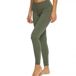CLOTHING PrAna Pillar Yoga Leggings Forest Green