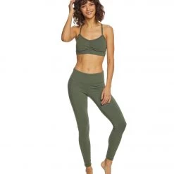 CLOTHING PrAna Pillar Yoga Leggings Forest Green